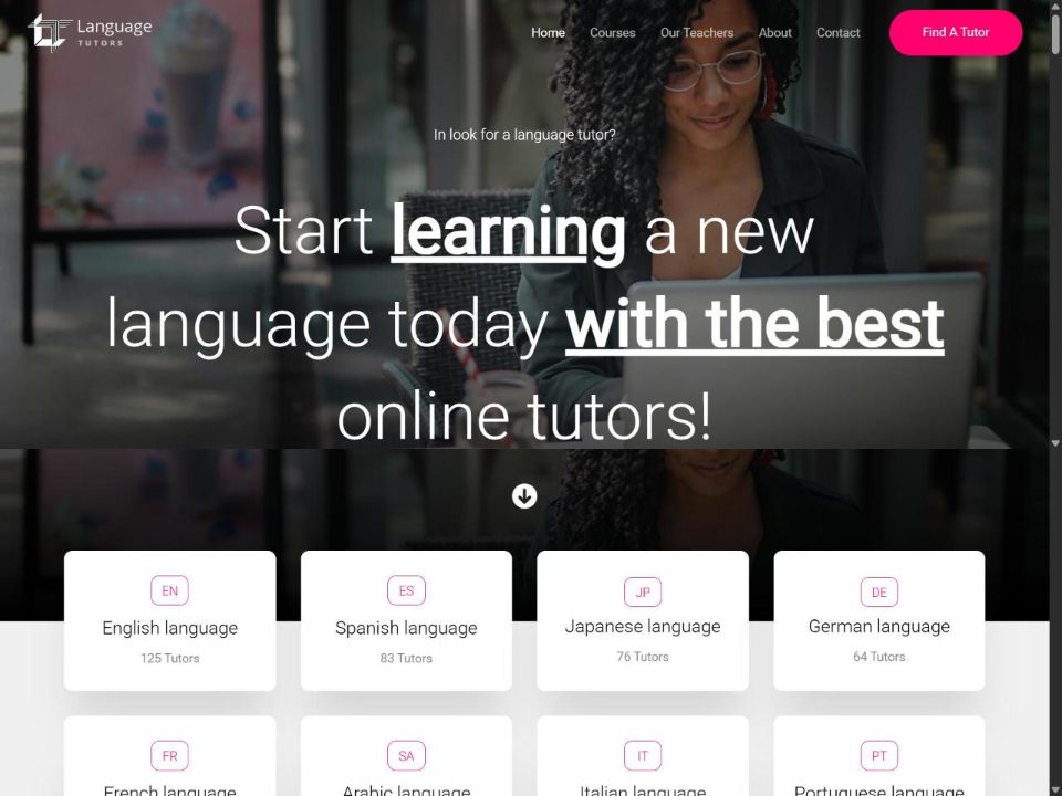Coaching & Online Courses website demo (SITS-ED02)