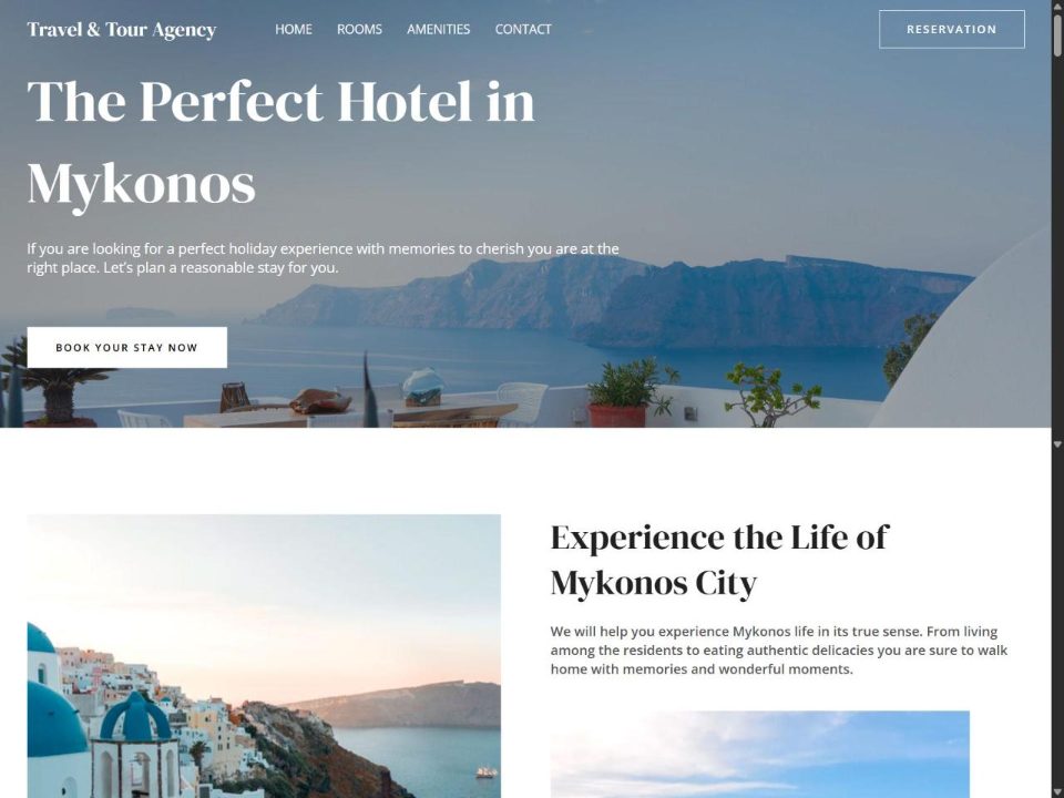 Travel & Hotel Booking website demo (SITS-TR01)